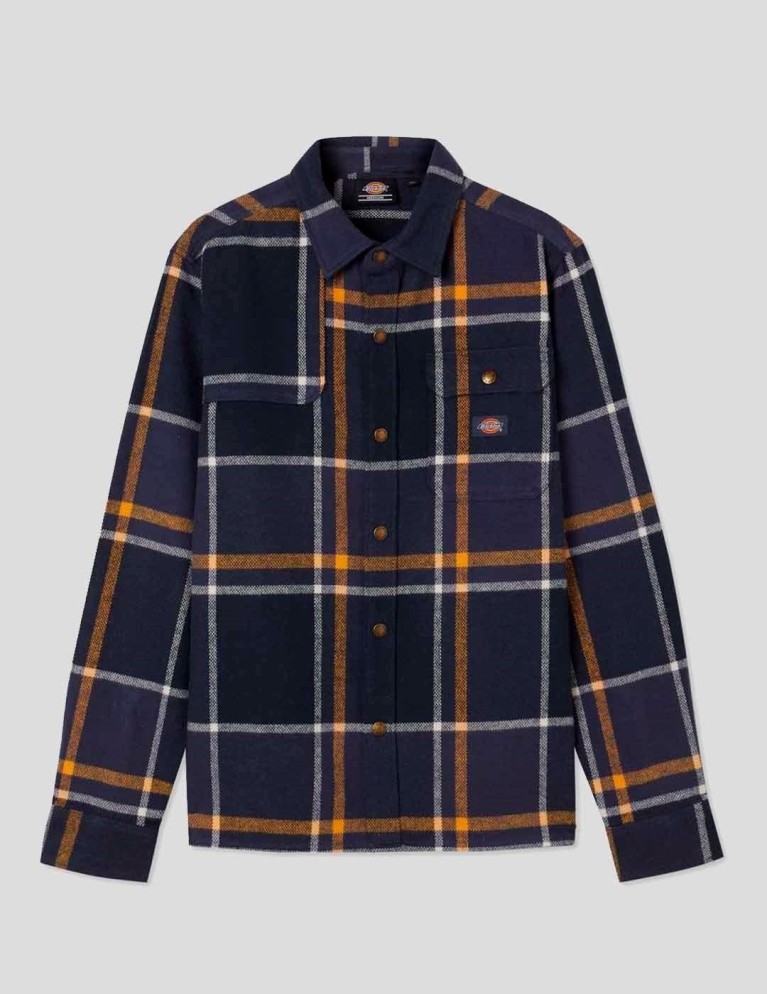 Camisa DICKIES nimmons ls camisa navy blue